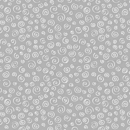 Sweet Little Lamb Dreamy Swirls Gray 14966-08