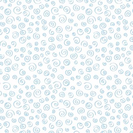 Sweet Little Lamb Dreamy Swirls White 14966-09