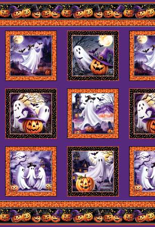 Ghostly Soiree 15094-66 Ghostly Panel Purple
