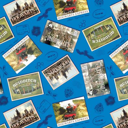 Harry Potter Postcards Royal Blue 15215-56