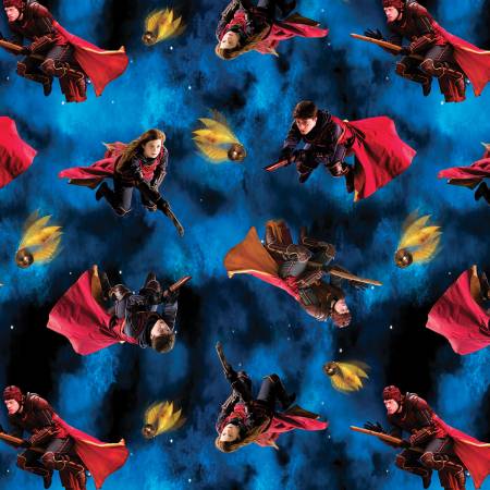 Harry Potter Playing Quidditch Blue 15218-55