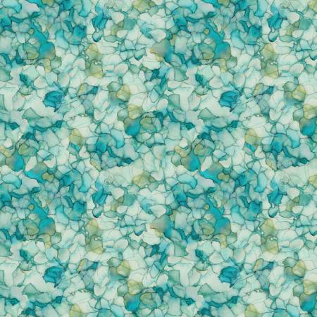 Flight of Beauty Aqua Petal Mosaic 16240406-02
