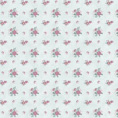 Chalk Barn 16319-04 Chalk Paint Small Floral Light Teal