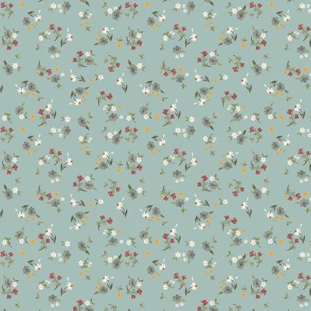 Heirloom Garden 16919-52 Heirloom Floral Blue