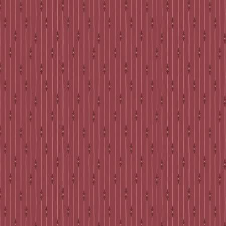 Heirloom Garden 16923-23 Heritage Stripe Dark Rose