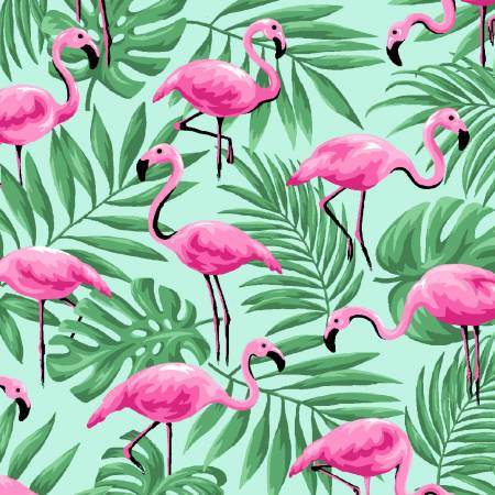 Flamingos Novelty Prints 18212-LE