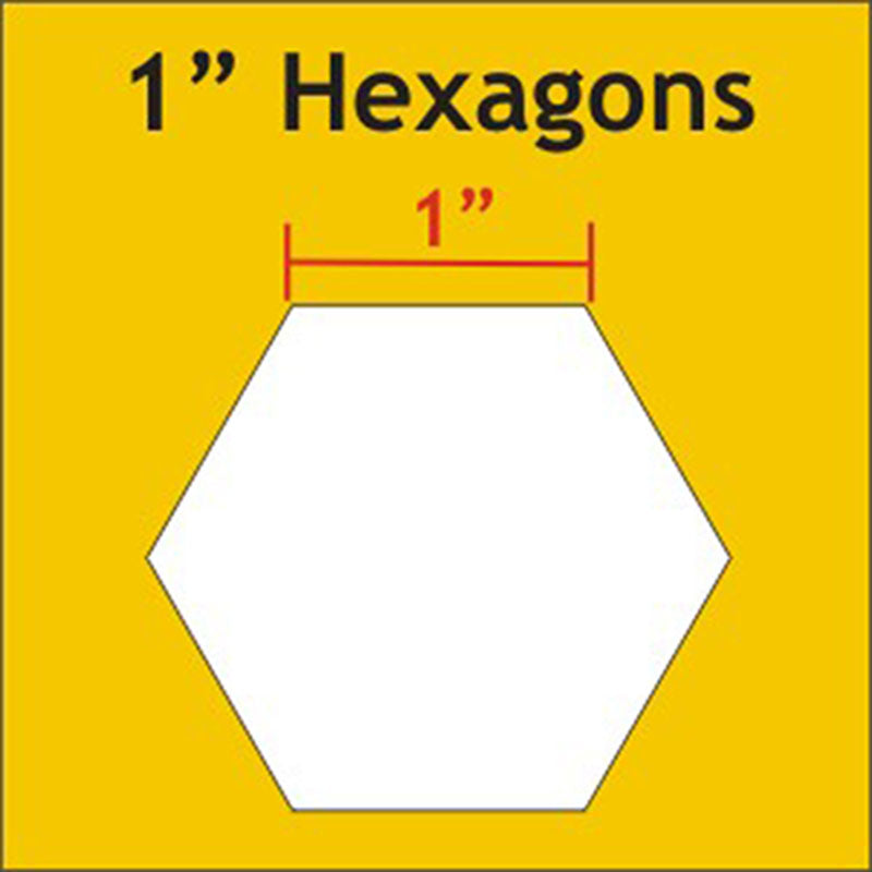 1" Hexagon English Paper Pieces Paper 600 count