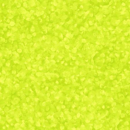 118" Wide Quilt Back - Dabble Paint Drops Lime