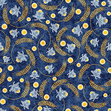 2026 All Indiana Shop Hop 32030-NMINK Navy Fireflies