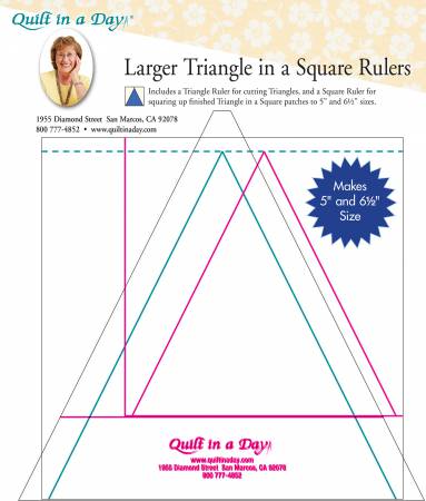 Large Triangle in Square Ruler