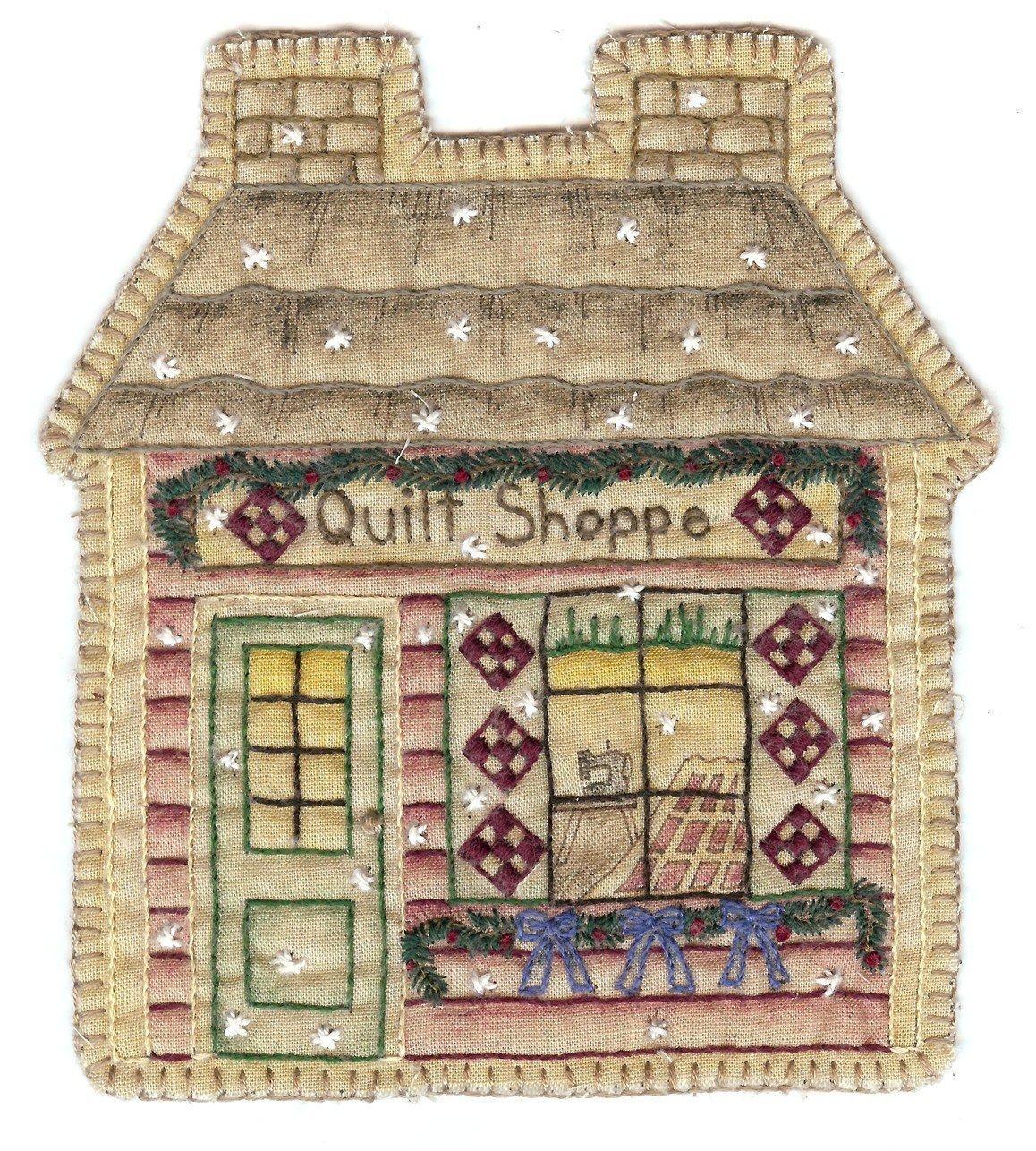 Vintage Ornament #18 Quilt Shop