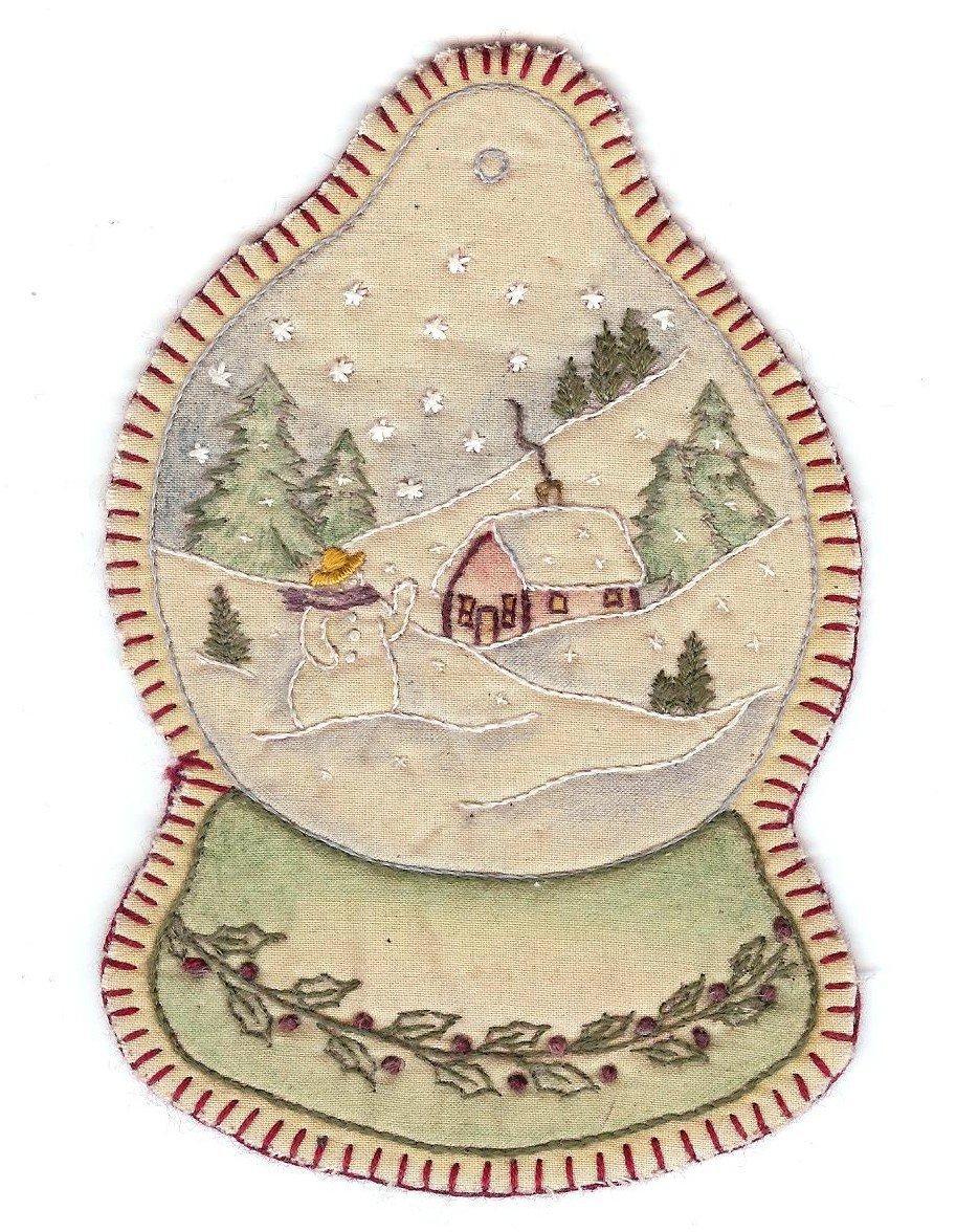 Vintage Ornament #8 Snow Globe