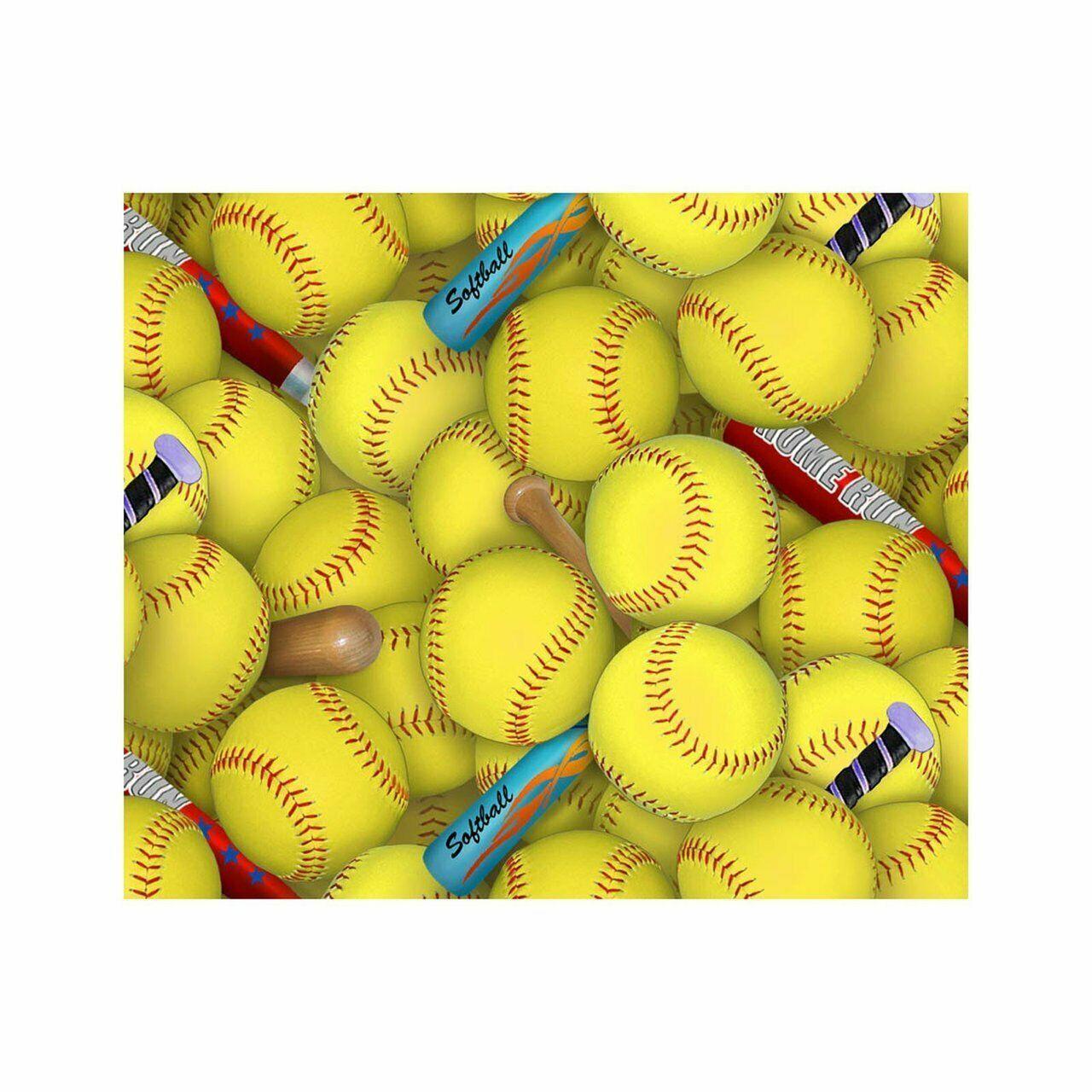 Yellow Softballs 426-Yellow