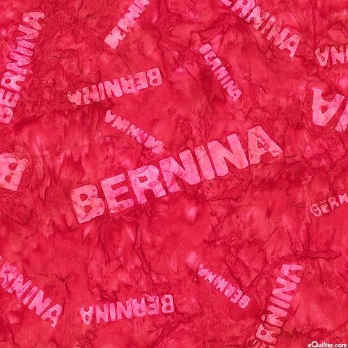 Red Bernina Batik