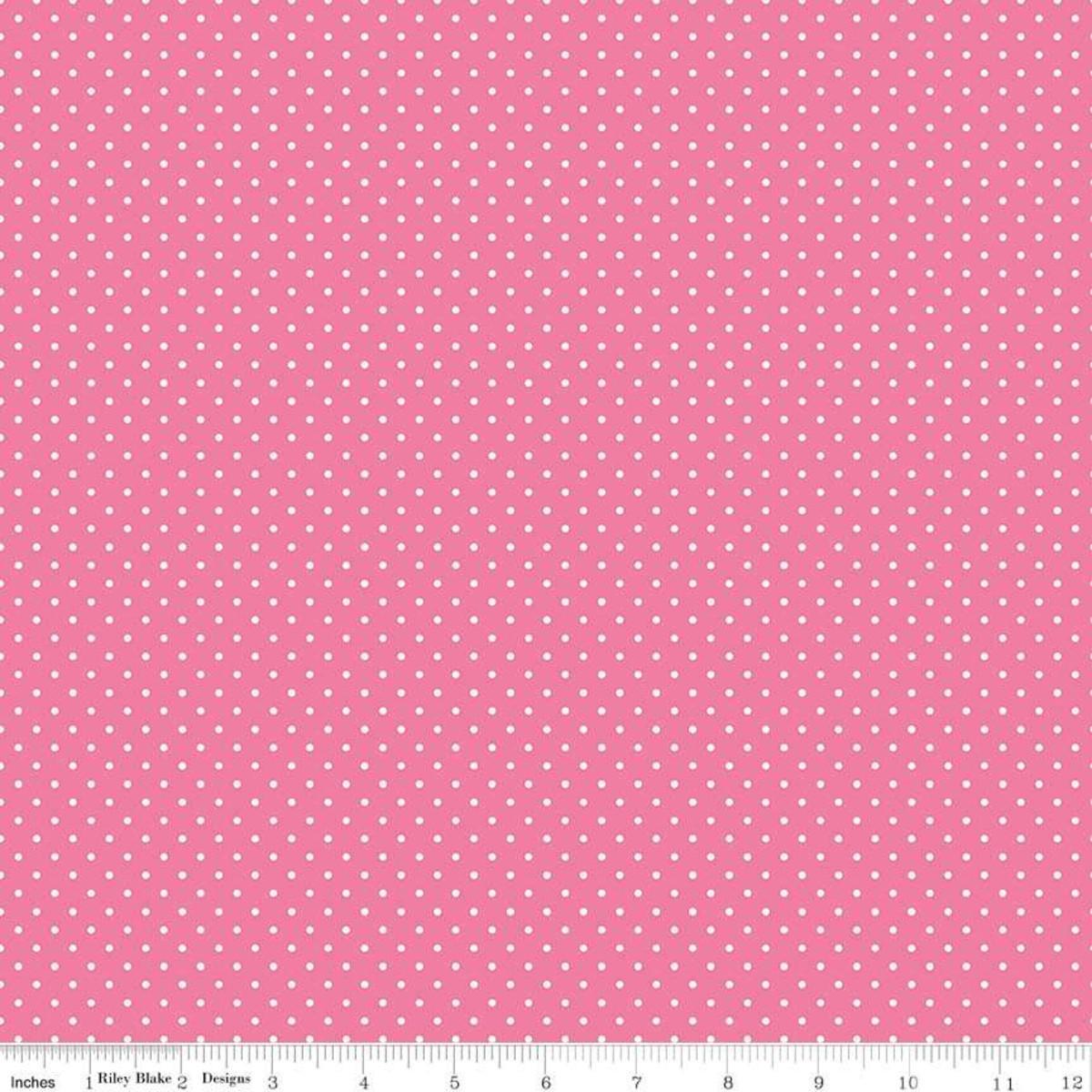 Swiss Dots Hot Pink C670-70