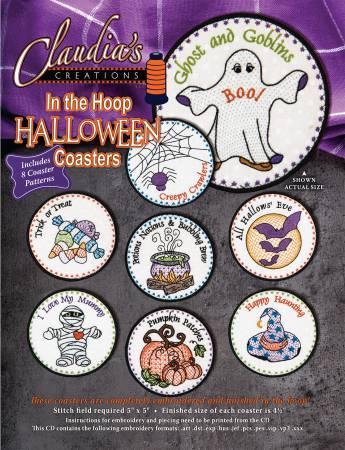In the Hoop Halloween Coasters
