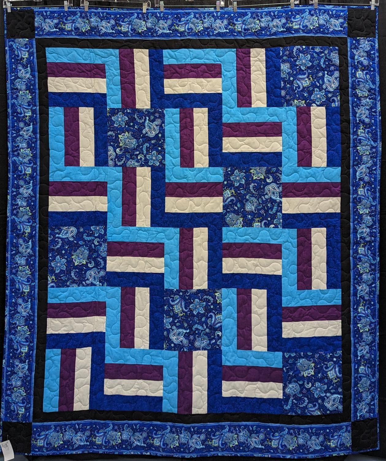 Teal and Blue Panel Play 75" x 87"