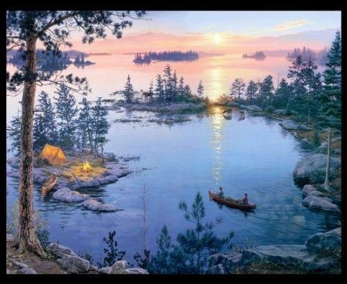 Digital Sunrise Camping