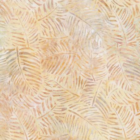 Del Mar Batiks Tan Palm Frond Batik 22204-248