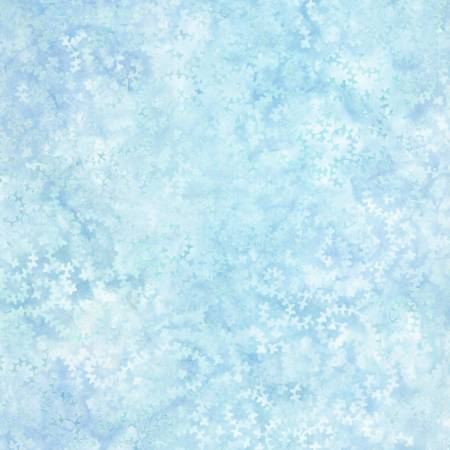 Del Mar Batiks Light Blue Diagonal Vine Batik 22263-441