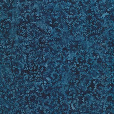 Del Mar Batiks Navy Diagonal Vine Batik 22263-494