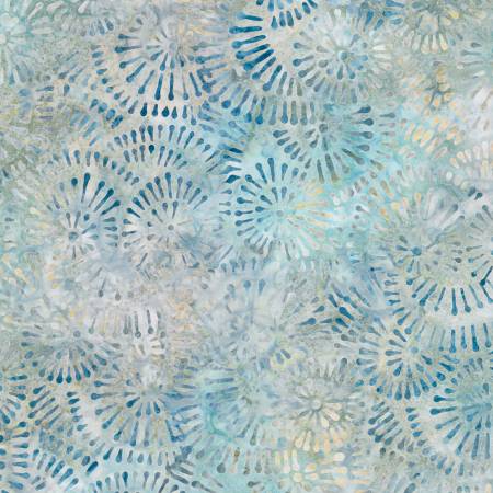 Del Mar Batiks Blue/Tan Pins & Needles Batik 22282-442