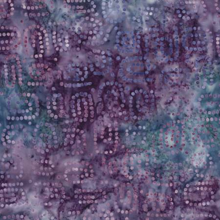 Violet Crush 22284-643 Dark Purple Dotty Dots Batik