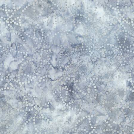 Starlight Batiks 22293-441 Blue Circle Dots Batik