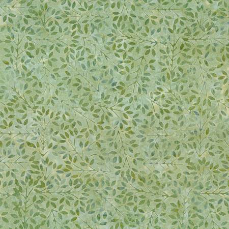 Shoreline Batik Light Green Packed Leaves 22301-774