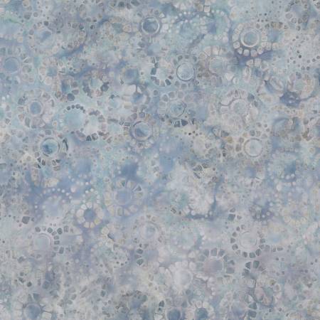 Shoreline Batik Ivory/Blue Mosaic Circles 22302-144