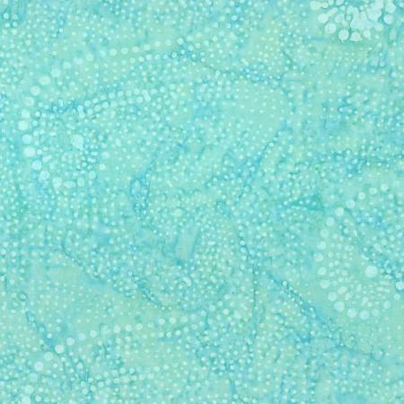 Moonshadow Batik Aqua Dotty Swirls Batik 22310-477