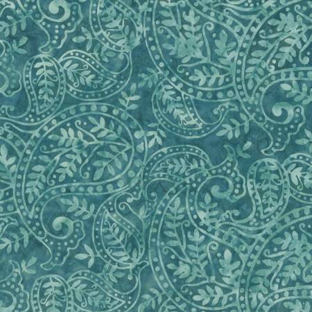Siren's Song 22318-704 Paisley All Over Dark Green