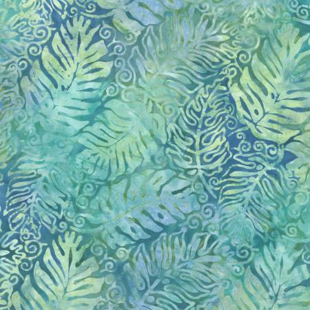 Siren's Song 22320-477 Monsteras Blue/Green