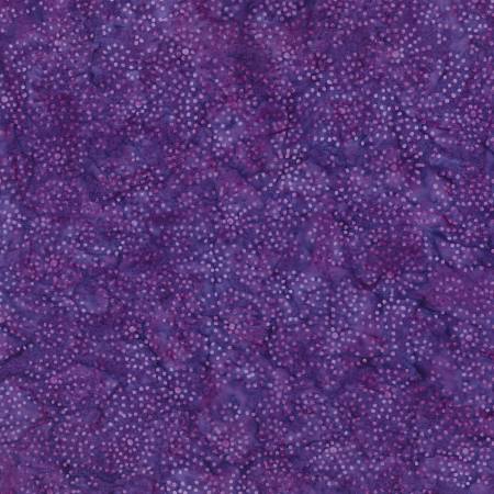 Technicolor Batiks 22327-660 Purple Flowing Dots