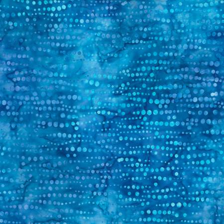 Technicolor Batiks 22328-440 Blue Dotted Stripes