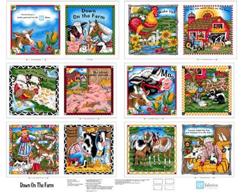 Down on the Farm Soft Book Panel 26764-X