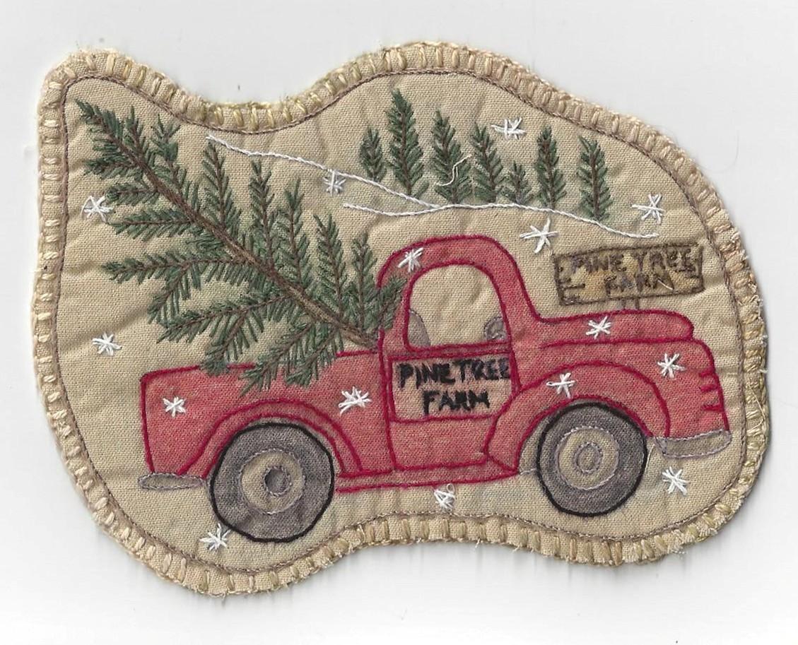 Vintage Ornament #22 Red Truck