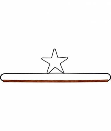 16" Star Dowel Holder Gray