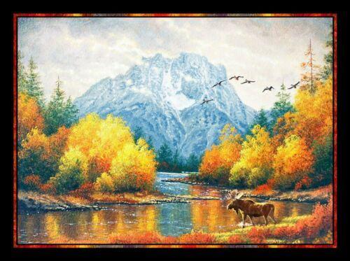 Autumn Tranquility Panel Mountain