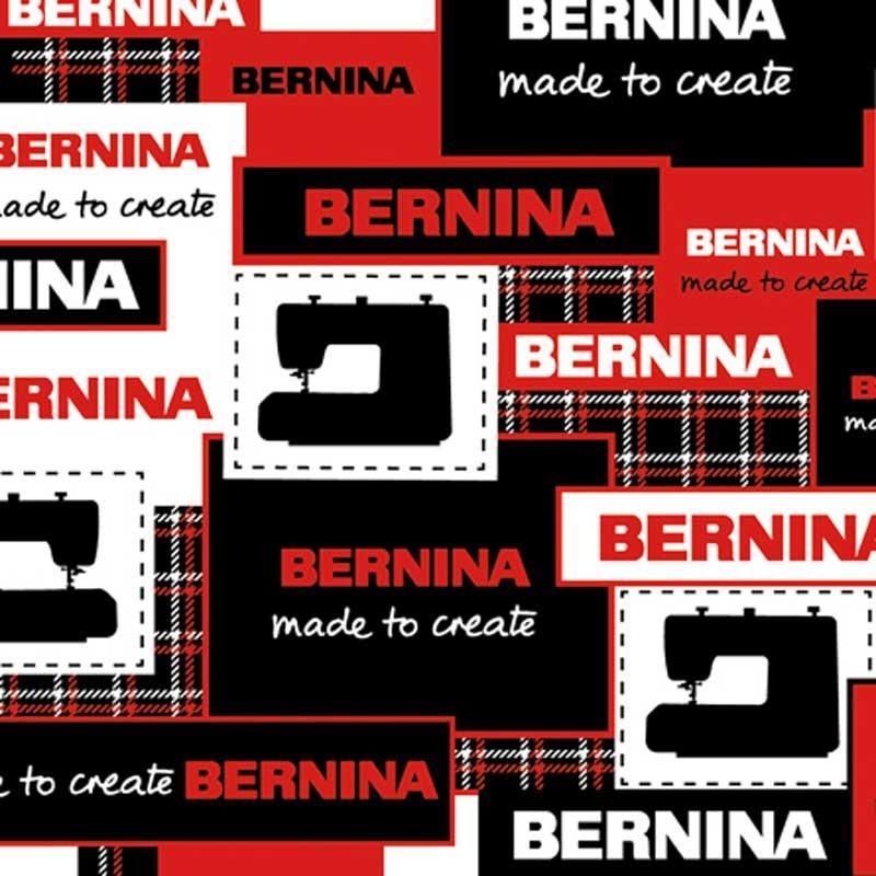 Bernina Logo Patch Plaid 7766-99