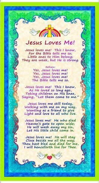 Jesus Loves Me 27281-X