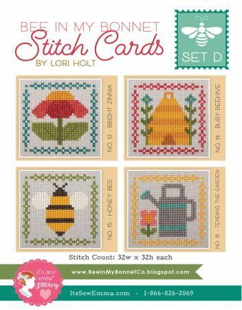 Bee in my Bonnet Stitch Card Set D