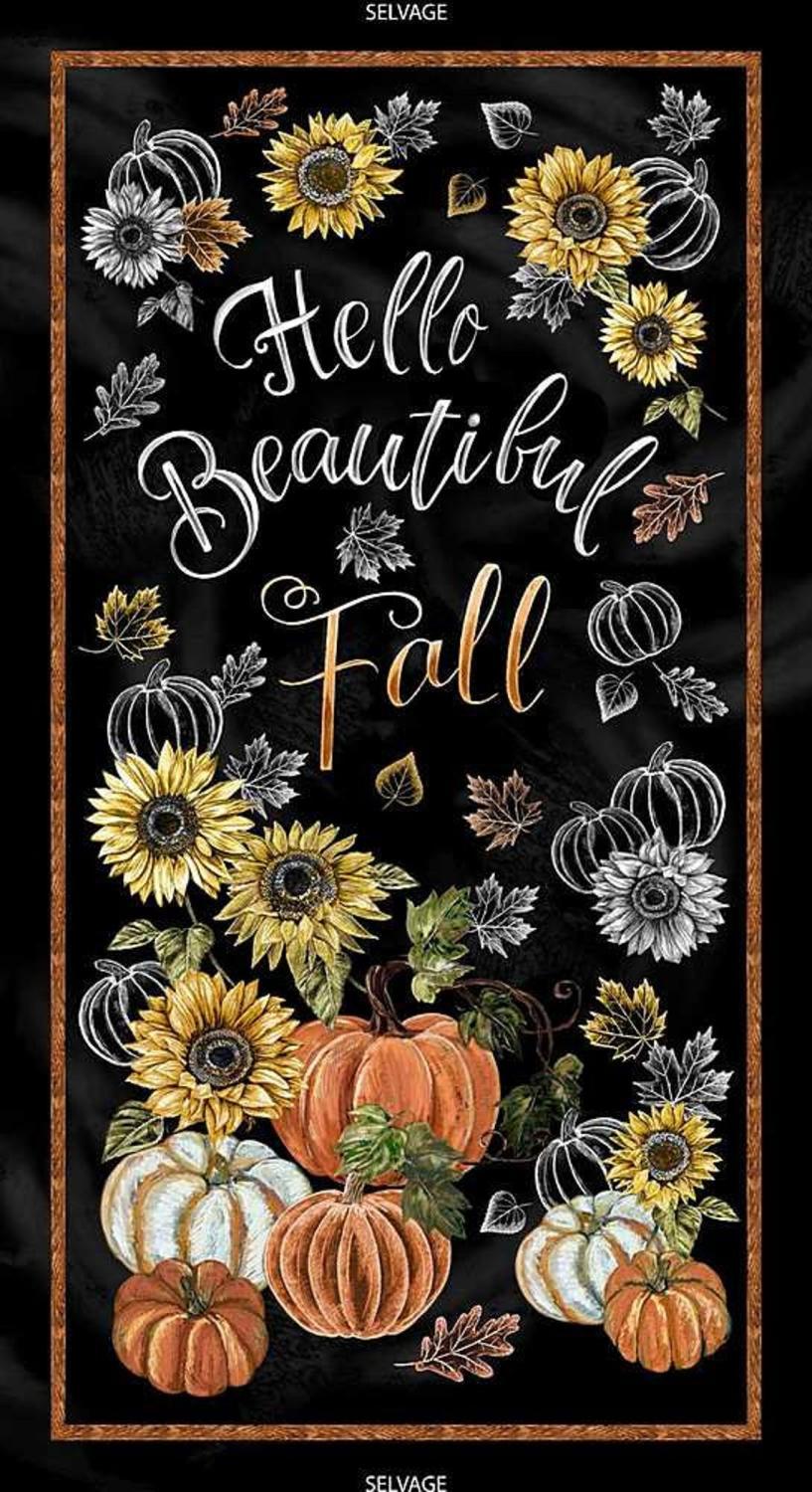 Hello Beautiful Fall Panel