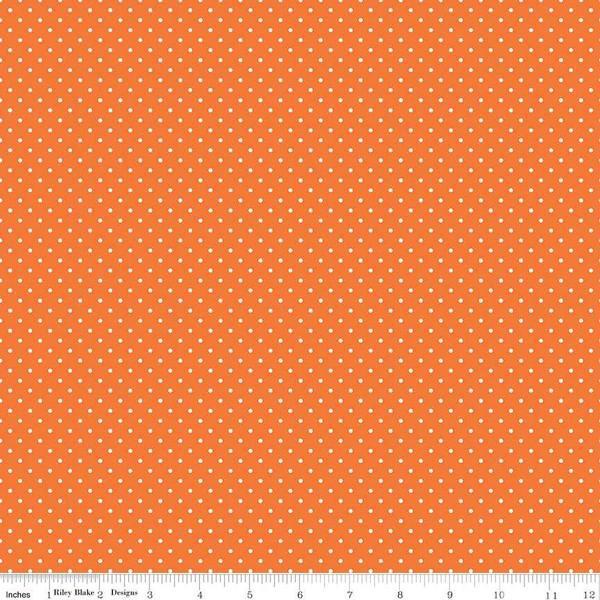 Swiss Dots Orange C670-60