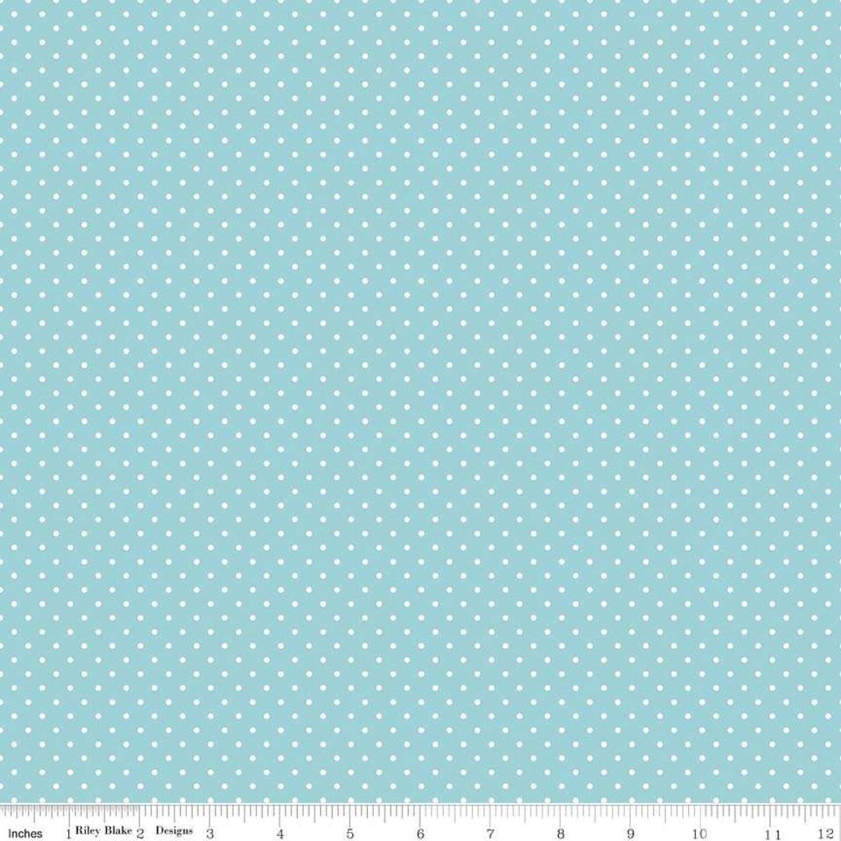 Swiss Dots Aqua C670-20