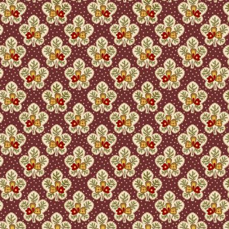 Love Struck Plum Leafy Blossoms 2284-55