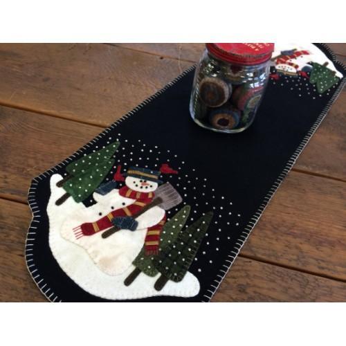 Snowman for Hire Tablerunner