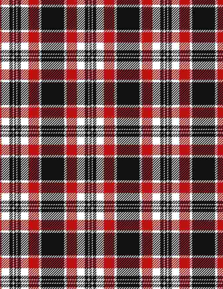 Red White Black Plaid