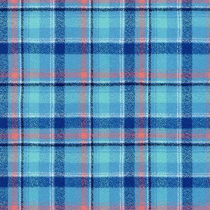 5/8 yard - Mammoth Flannel JR 19840-215 Surf