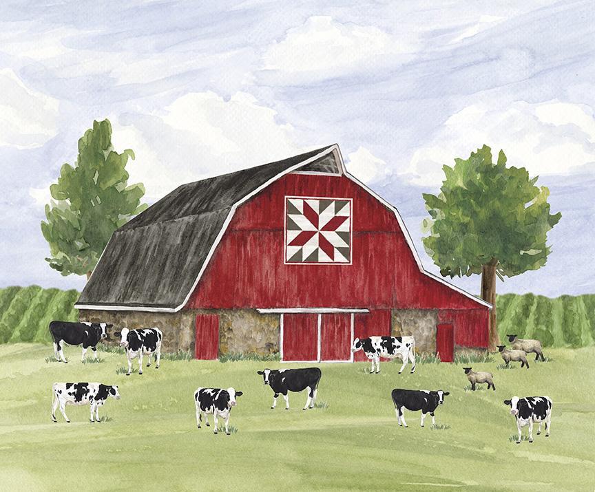 Barn Quilts PD11055-Big Rd BRN